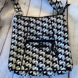 Vera Bradley Scottie dog hipster crossbody 11x11